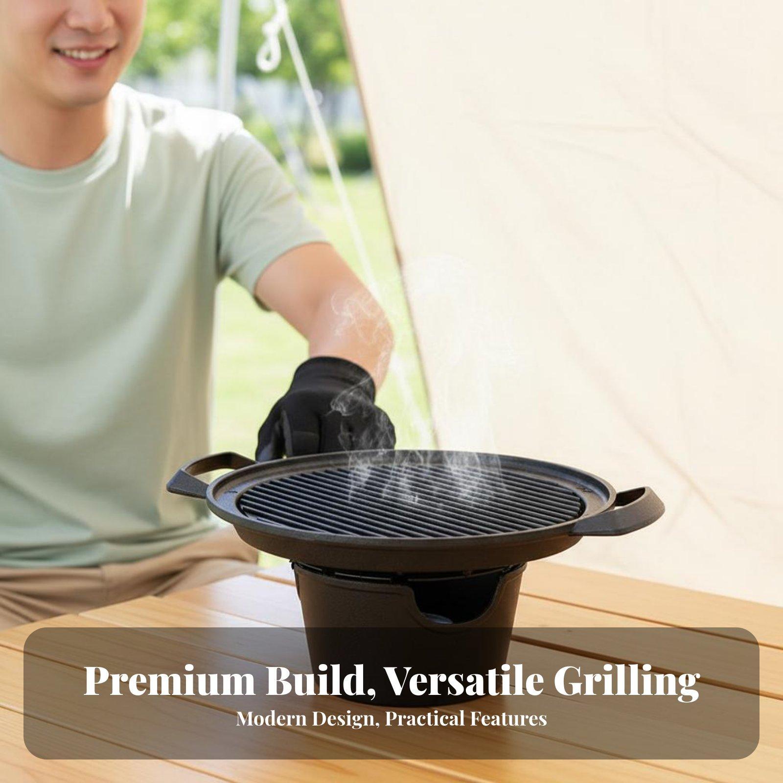 Outdoor Grill Mini Tabletop BB - огляд і ціна Korean Bbq Grill
