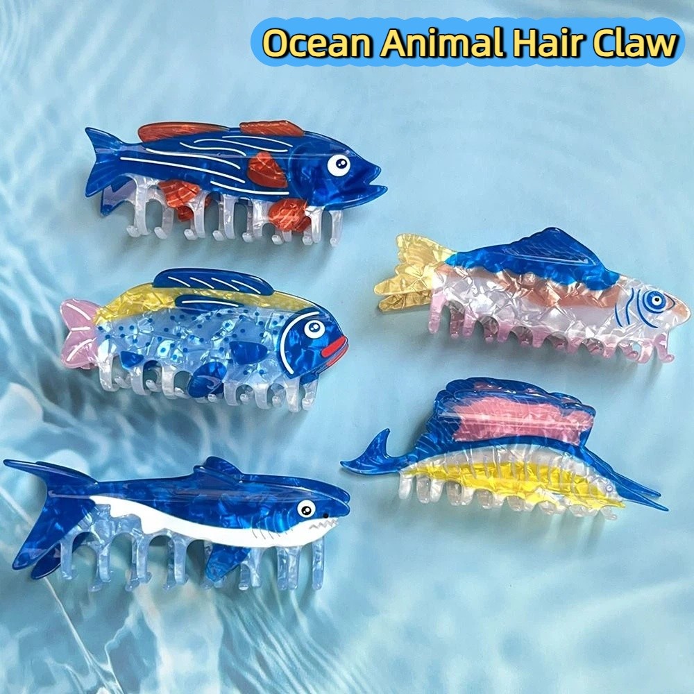 Hairpin Ocean Animal Hair Claw - огляд і ціна Korean Lifestyle & Kids Boutique Photos