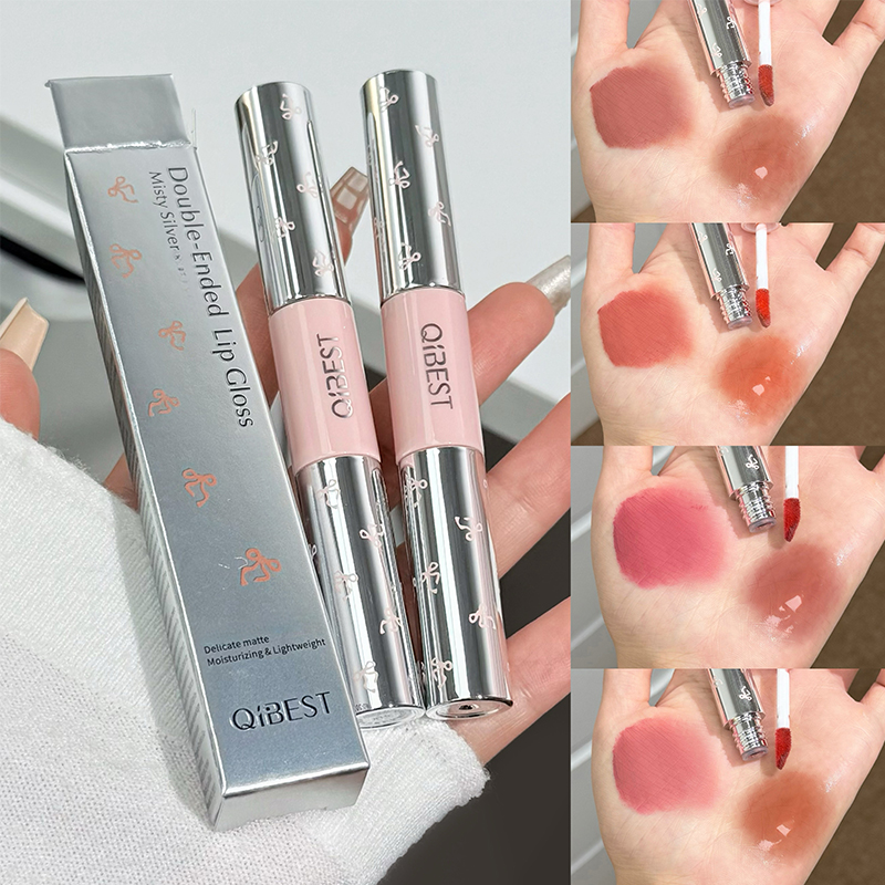 QIBEST Double Head Matte Velve - огляд і ціна Lip Tint Korean